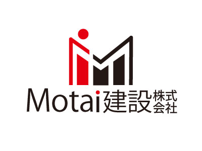 架空の建設会社のロゴの画像